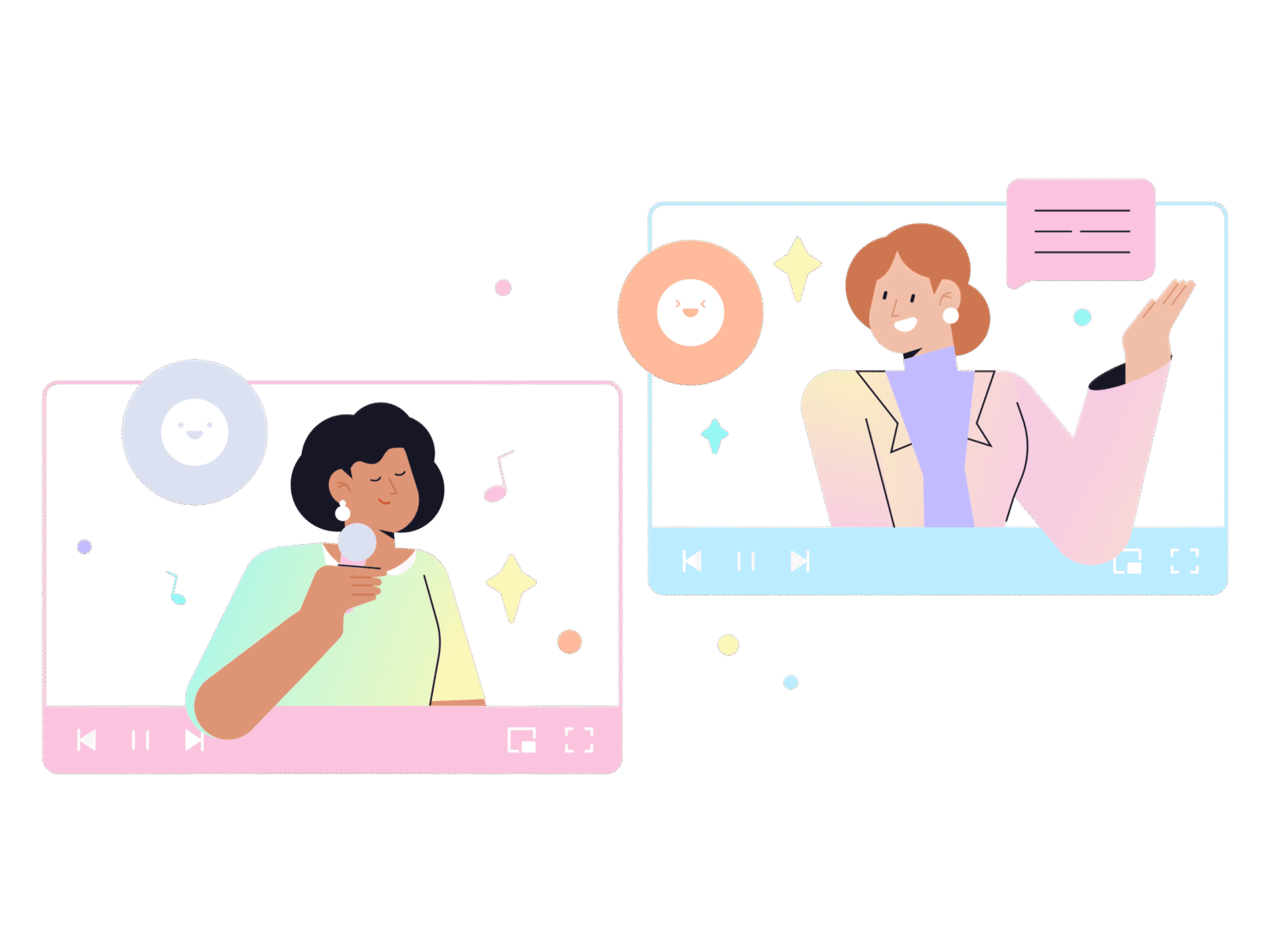 Web Design Agency drawkit vector illustration influencer & content creator illustrations (5)