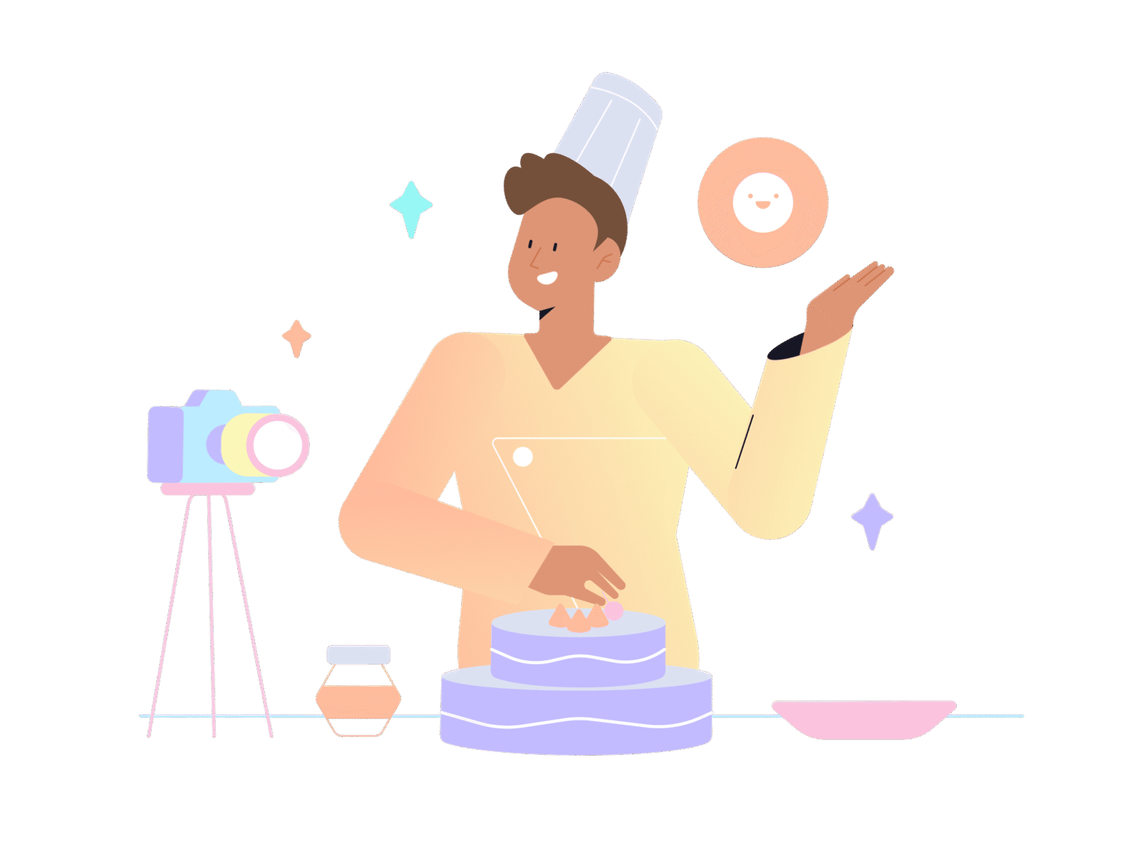Digital Marketing drawkit vector illustration influencer & content creator illustrations (6)