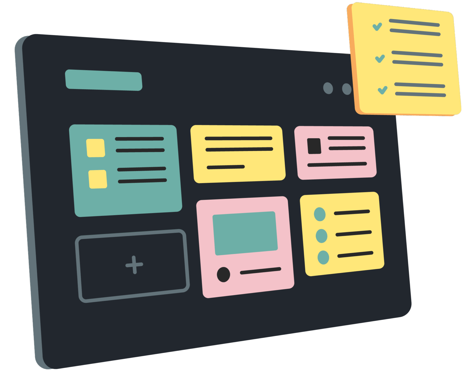 Neocube drawkit vector illustration project manager (18)
