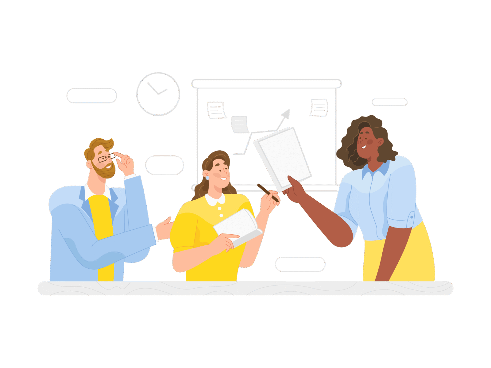 Software Development drawkit vector illustration team work (2)