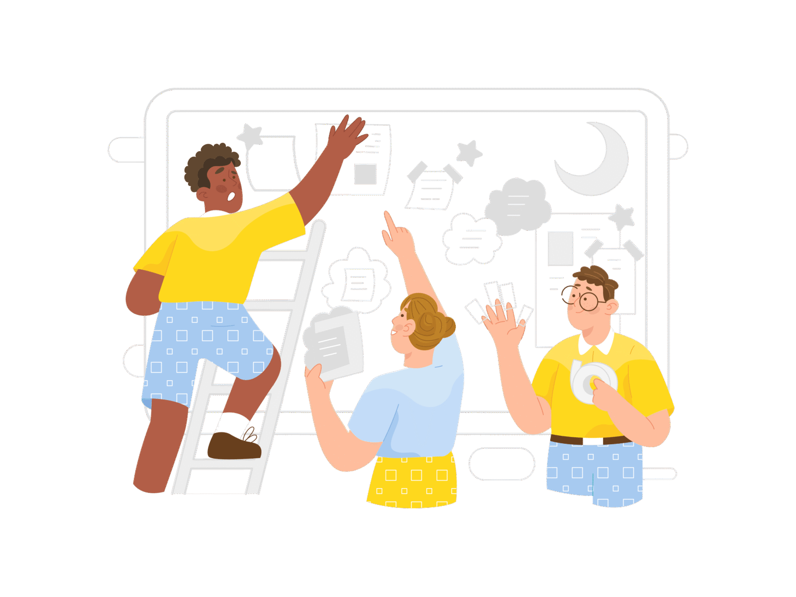 Software Development drawkit vector illustration team work (5)