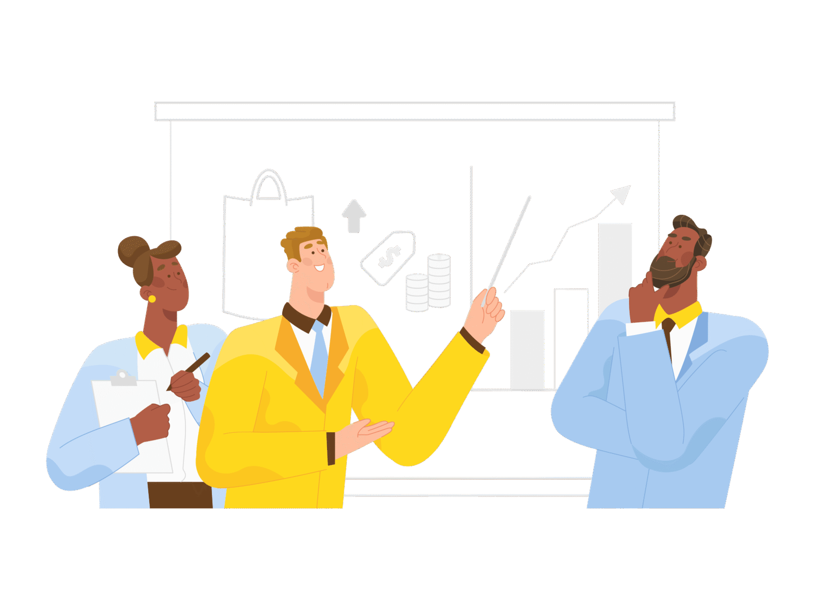 Software Development drawkit vector illustration team work (7)